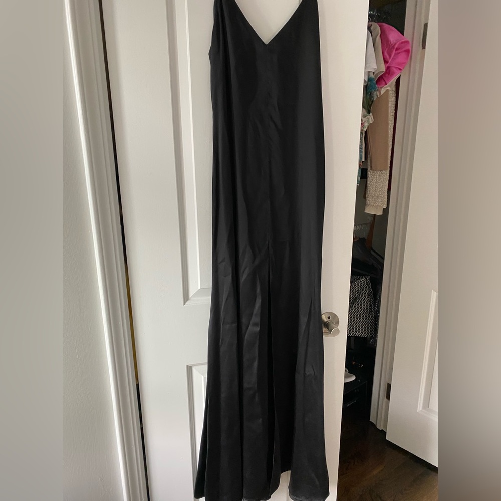 Reformation 100% silk black dress size small